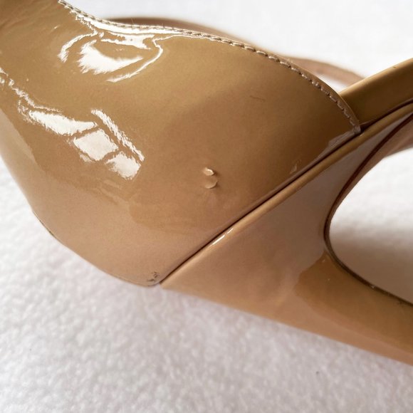 SOLD Stuart Weitzman Adobe Patent Nudist Disco size 9 - Picture 15 of 16
